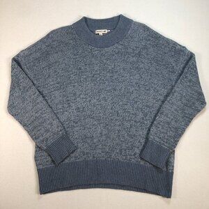 Toad Co Sweater‎ Men's XL Blue Gray Recycled Denim Pullover Marl Sustainable